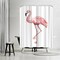 Pink Flamingo by Jetty Printables Shower Curtain 71&#x22; x 74&#x22;